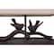 Hello Honey® 12.2" Rustic Birds-On-Branch Lamp with Rectangle Flax Shade